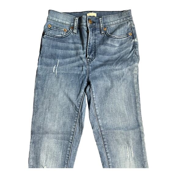 J.Crew Factory Stretch Womens Jeans Distressed H4496 25 - Picture 2 of 5